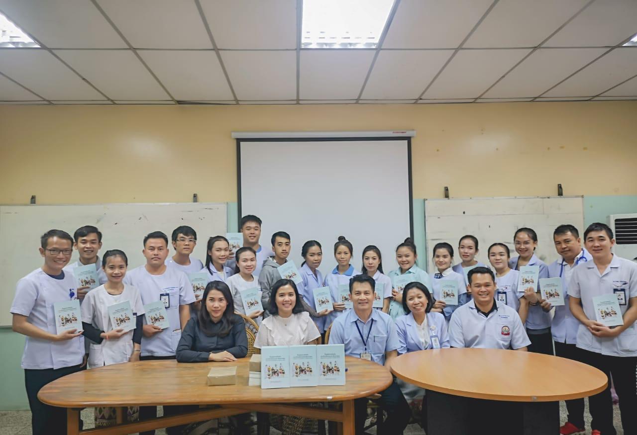Books of '' Supportive Care Guideline in Childhood Cancer '' were donated to all year level of Pediatric Resident Students