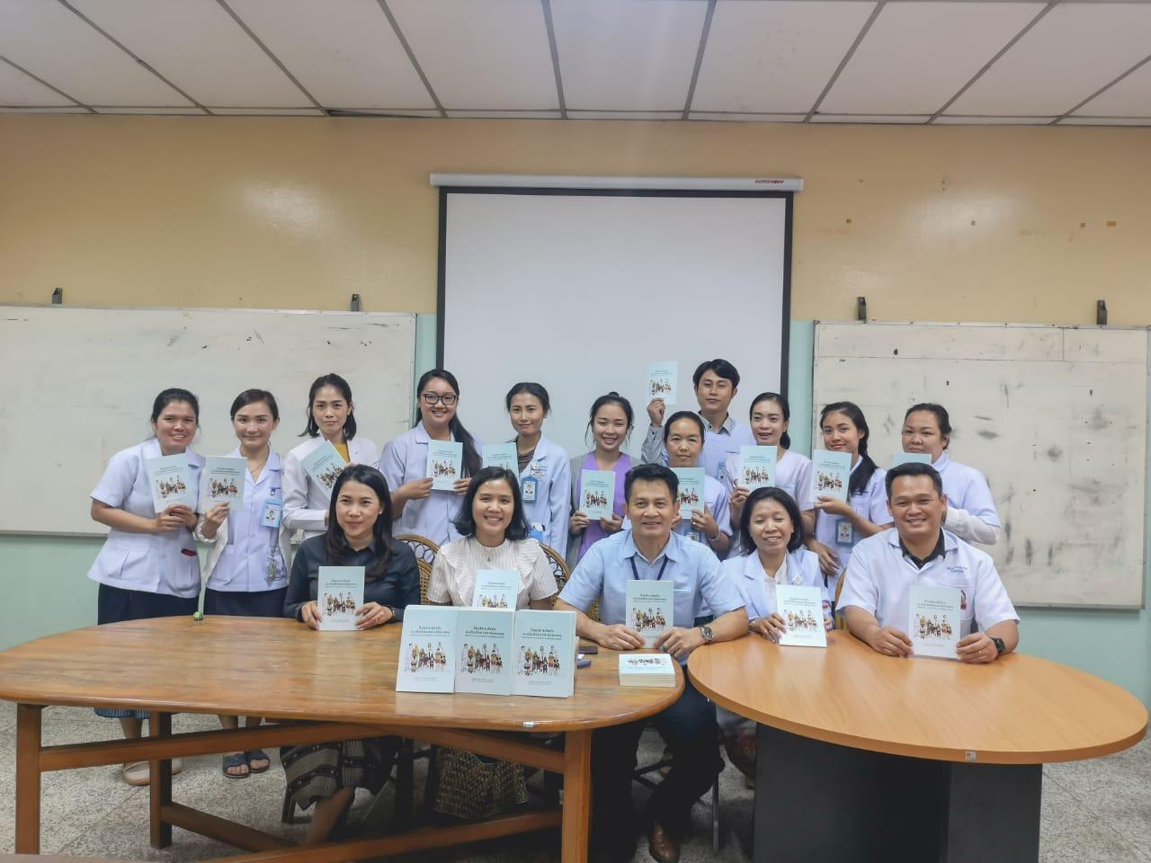 Books of '' Supportive Care Guideline in Childhood Cancer '' were donated to all year level of Pediatric Resident Students